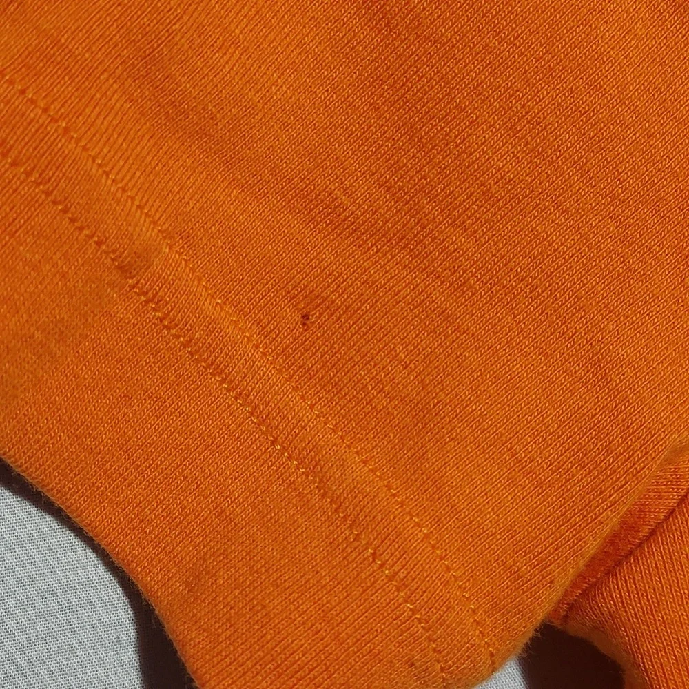 Tory Burch Orange half button short sleeve women's polo‎ shirt size small